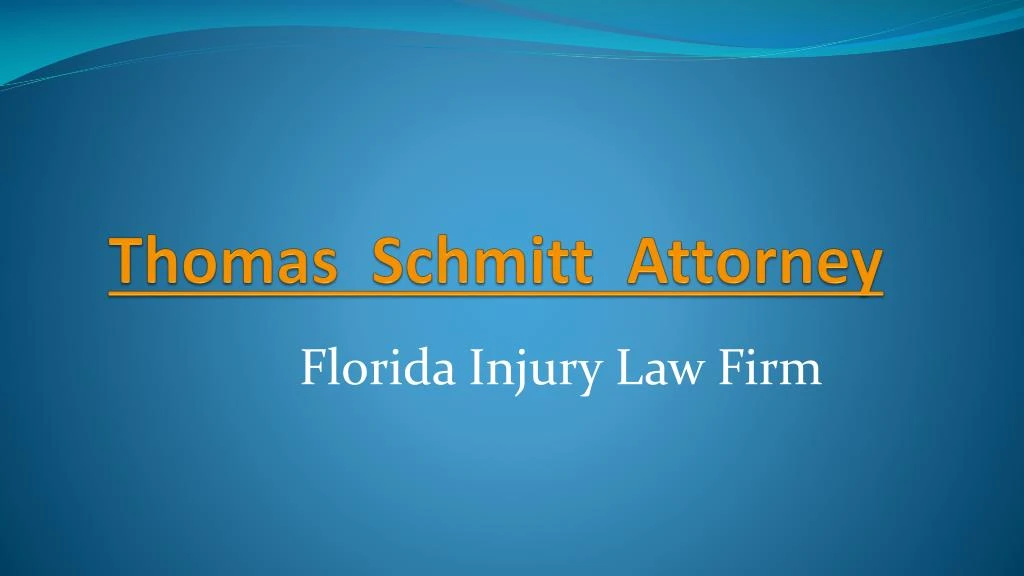 thomas schmitt attorney