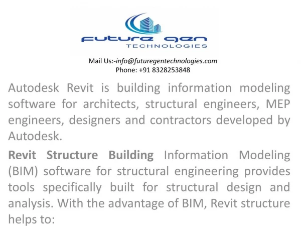 Revit structure training in ameerpet