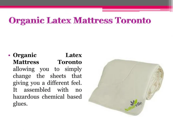 Best Organic Latex Mattress