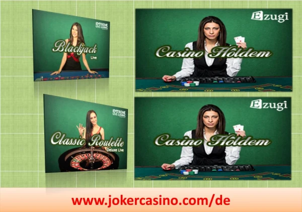 Deutsche casino, Livecasino, Joker Casino