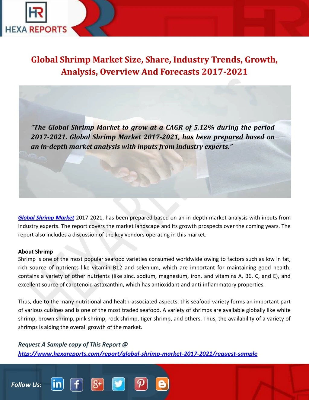 global shrimp market size share industry trends