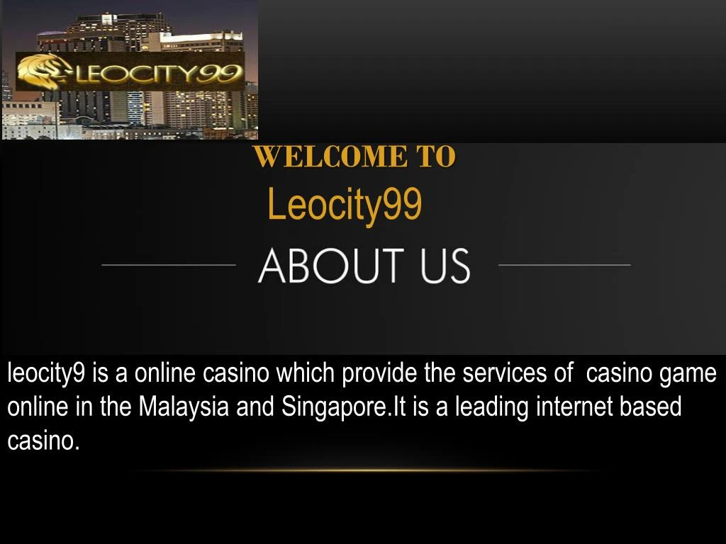 welcome to leocity99