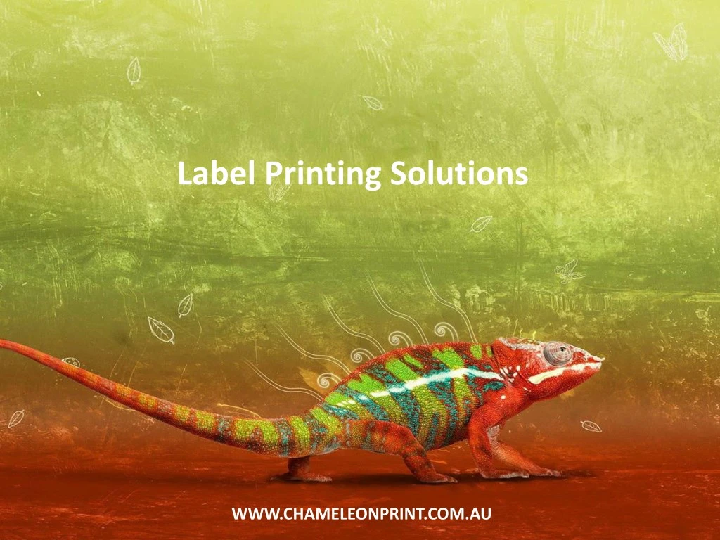 label printing solutions