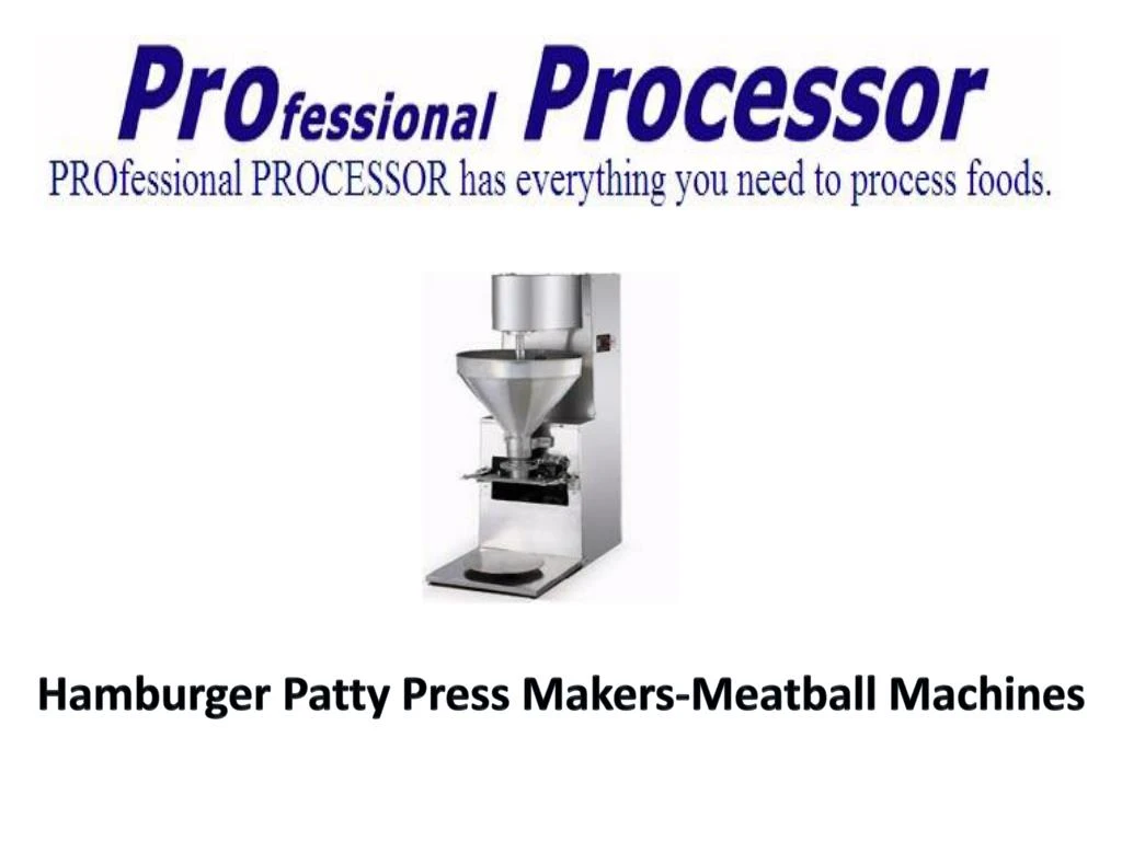 hamburger patty press makers meatball machines