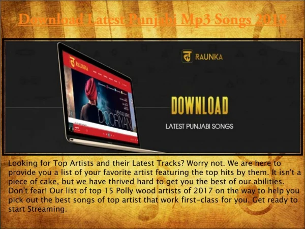 download Latest Punjabi mp3 Songs 2018