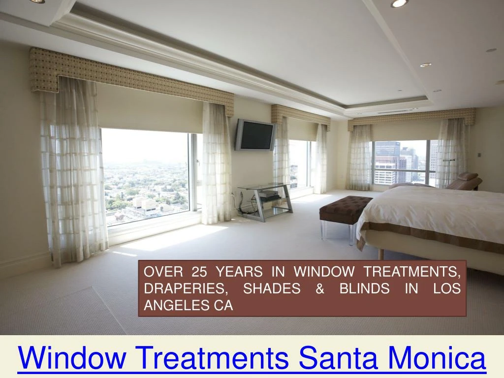 window treatments santa monica