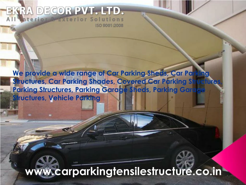 we provide a wide range of car parking sheds