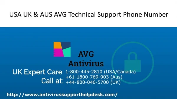 AVG Customer Support Phone Number USA 1-800-445-2810