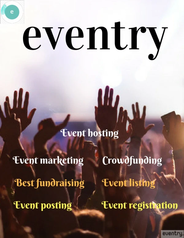 Eventry multipurpose event registration & marketing website.