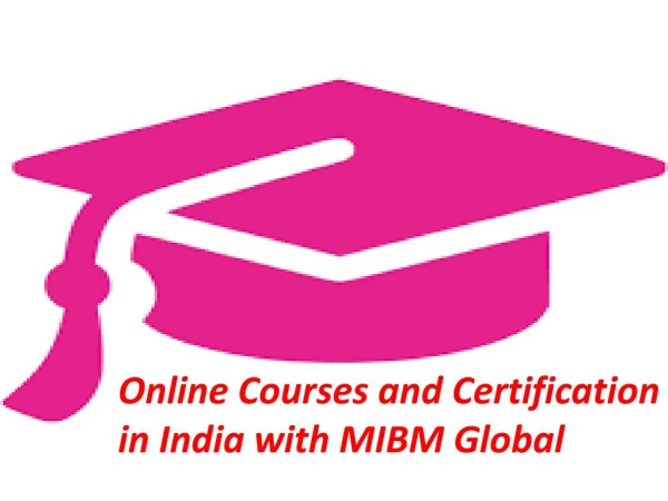 online courses and certification in india with