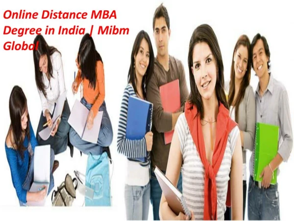 Online Distance MBA Degree in India is Export Managers