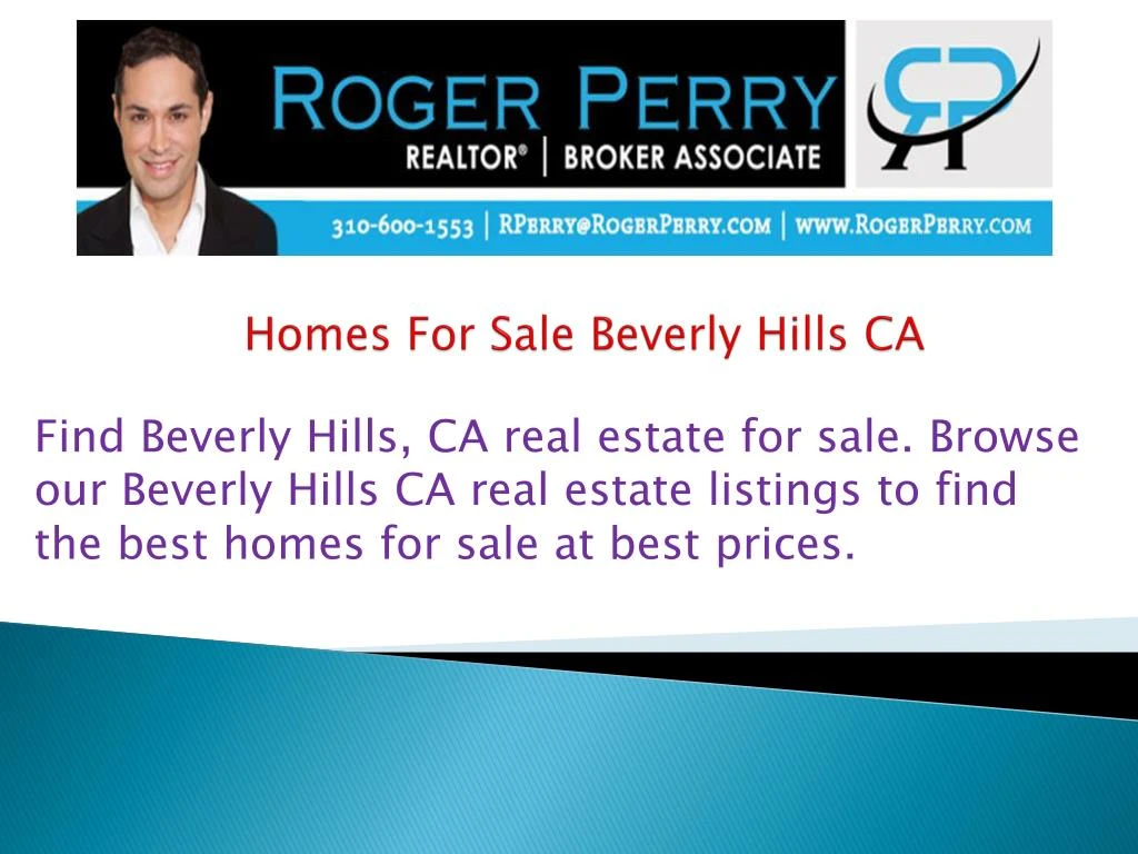 homes for sale beverly hills ca