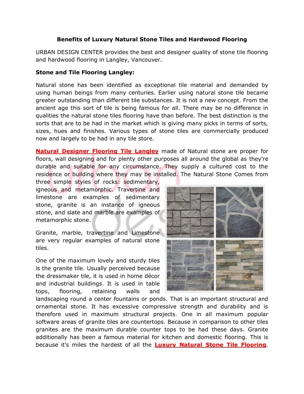 benefits of luxury natural stone tiles