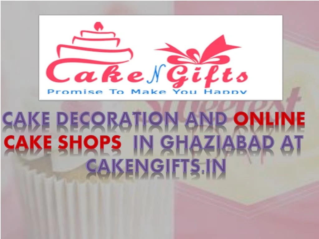 cake decoration and online cake shops