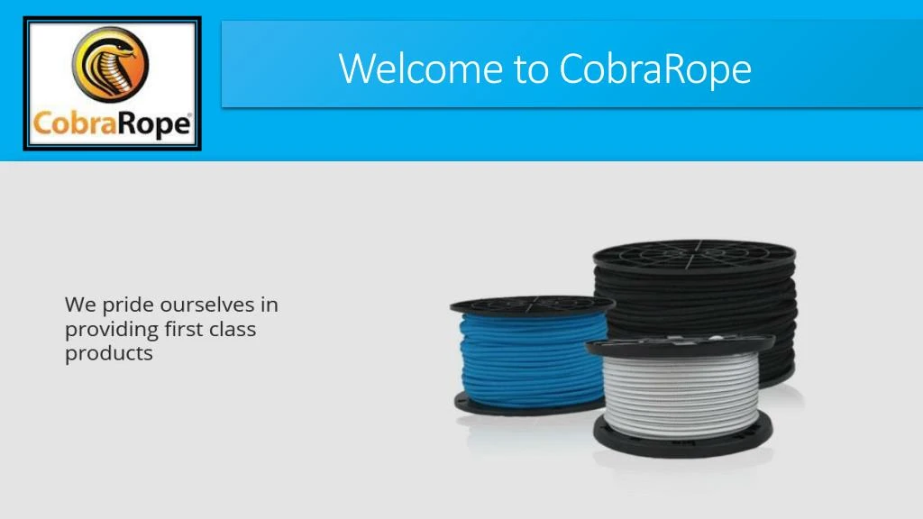 welcome to cobrarope