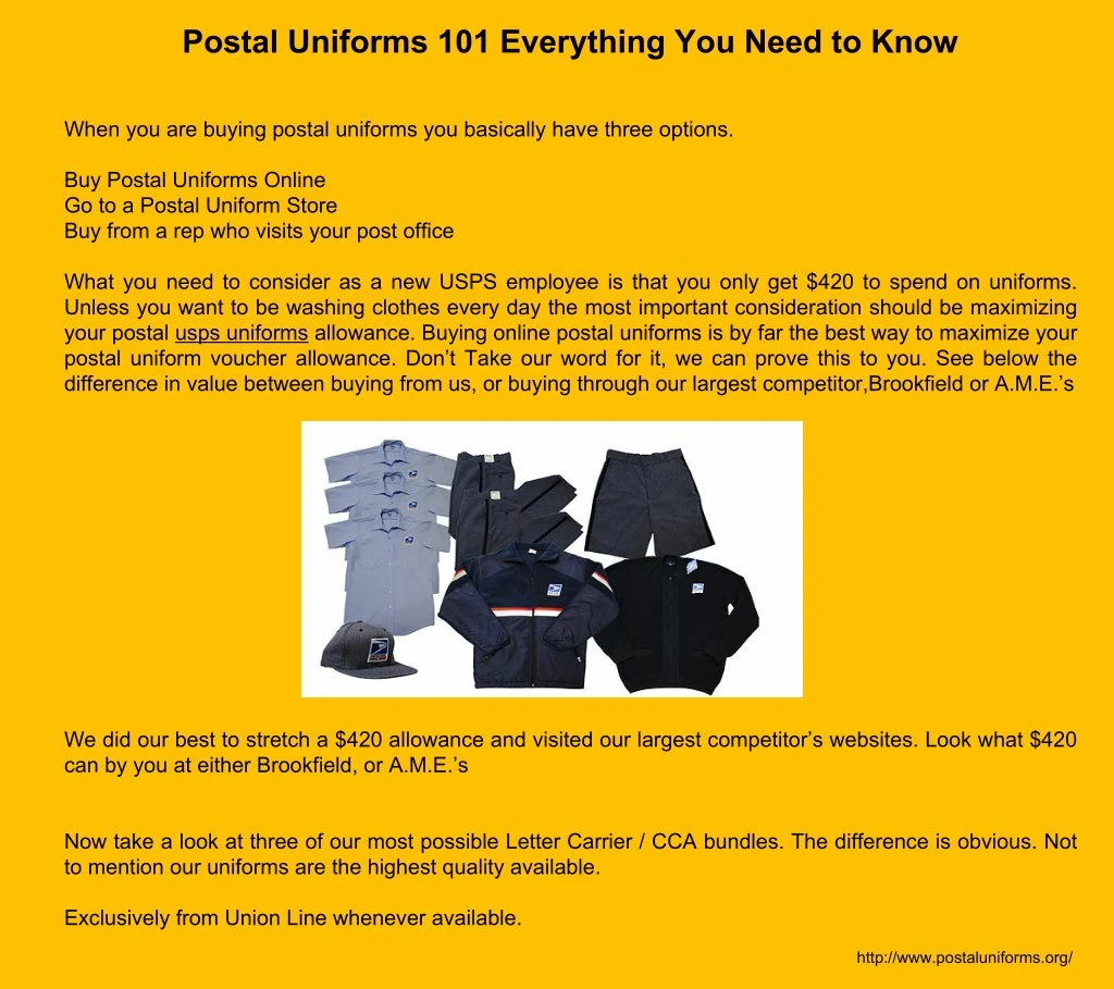 postal uniforms 101 everything you need to know