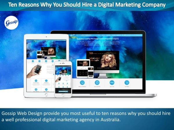 Ten Reasons Why You Should Hire a Digital Marketing Company