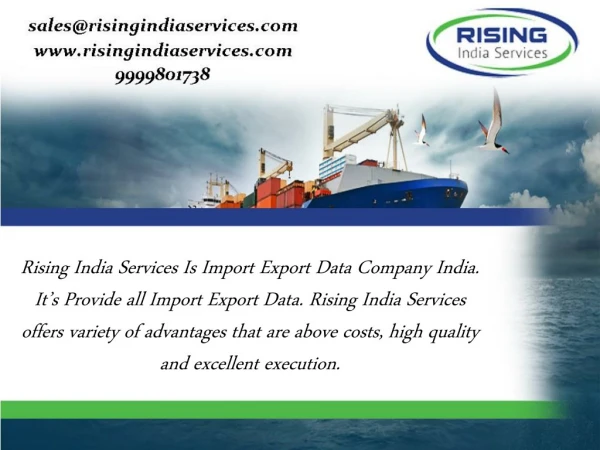 Export Import Data India Is Best For Business