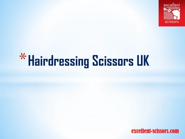 Hairdressing scissors uk online store