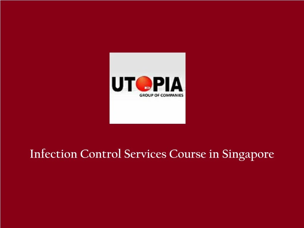 infection control services course in singapore