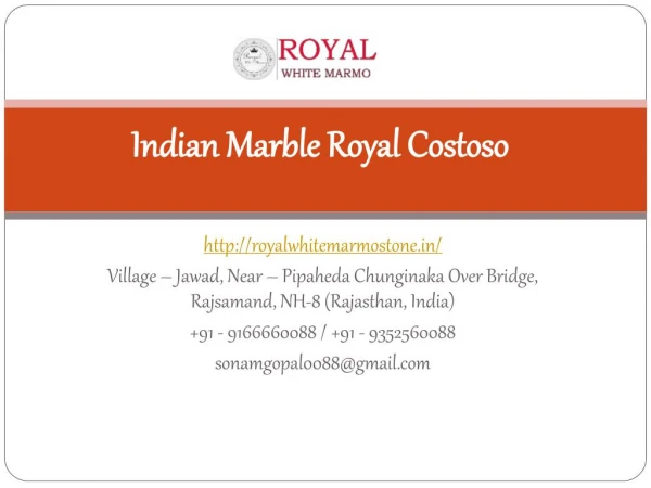 Indian Marble Royal Costoso
