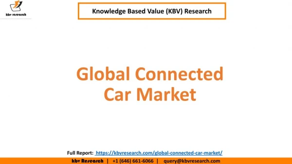 Global Connected Car Market Size
