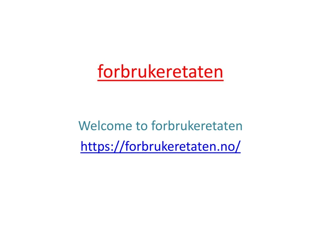 forbrukeretaten