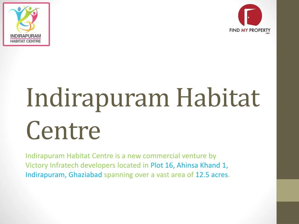 indirapuram habitat centre