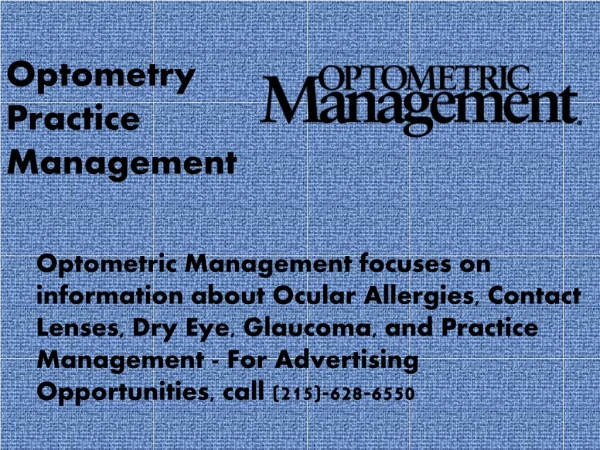 Optometry Practice Management