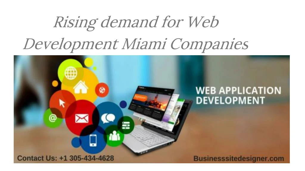 rising demand for web development miami companies