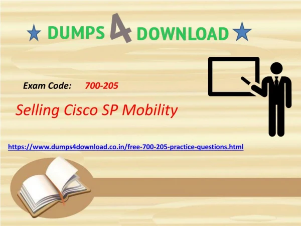 700-205 Exam PDF | Free 700-205 Questions Answers | Dumps4Download