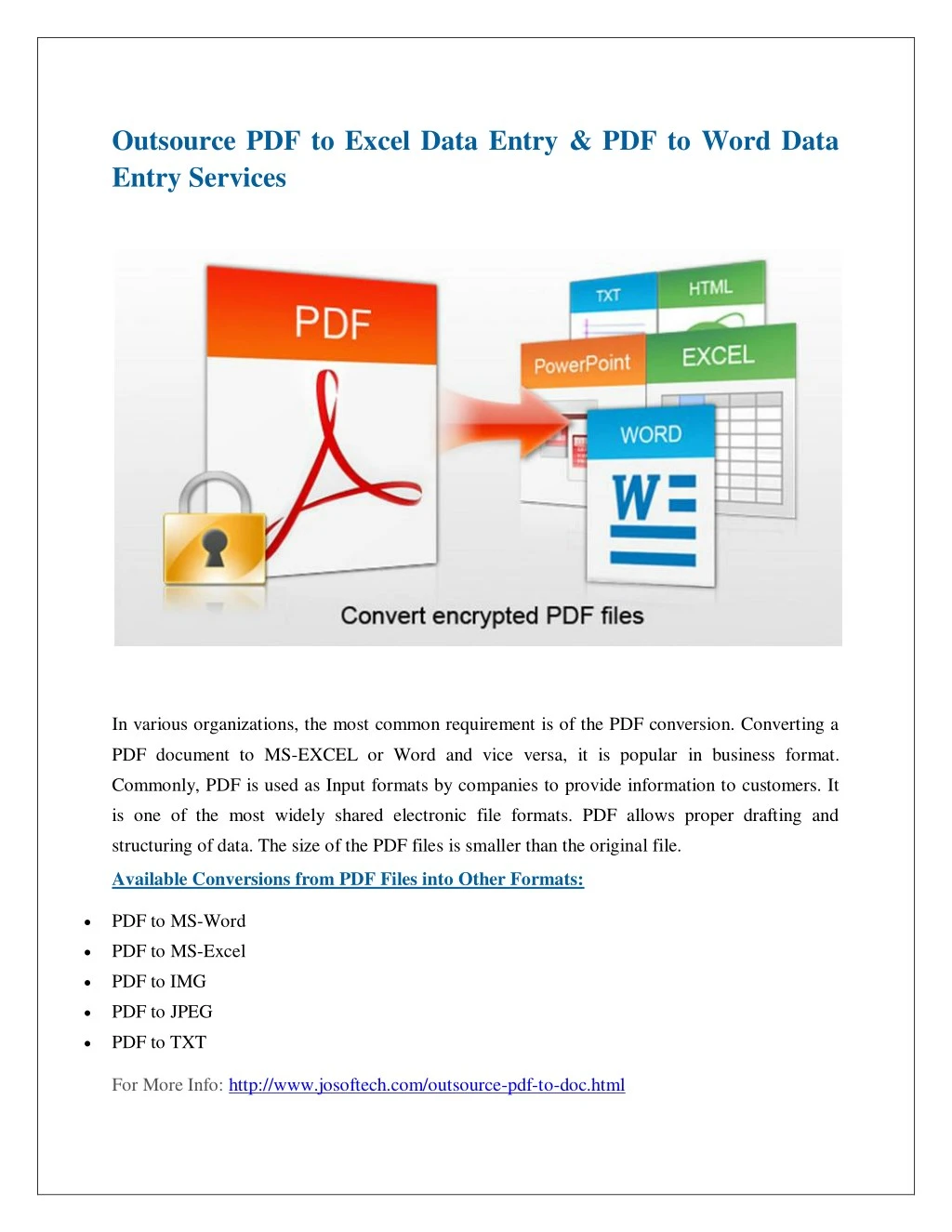 outsource pdf to excel data entry pdf to word