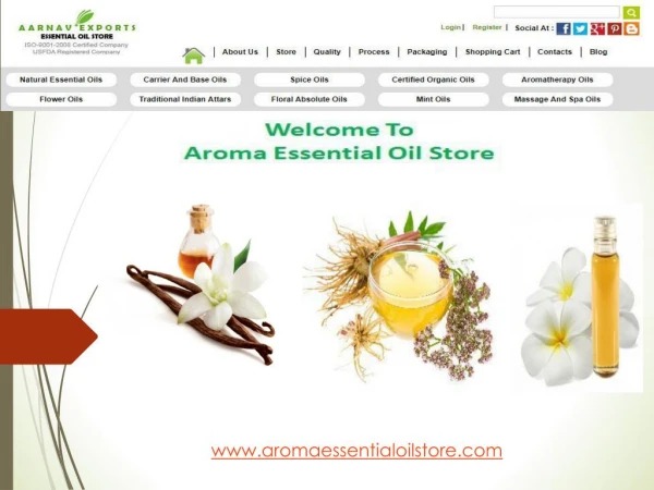 Top Quality Essential oils Online @ Aroma Essential oil Store