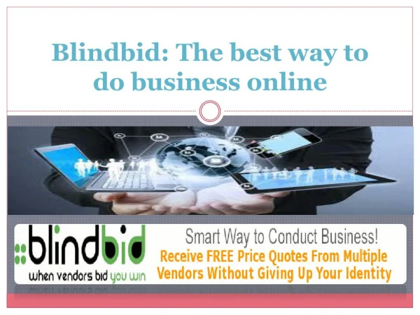 A professional network for small business │Blindbid