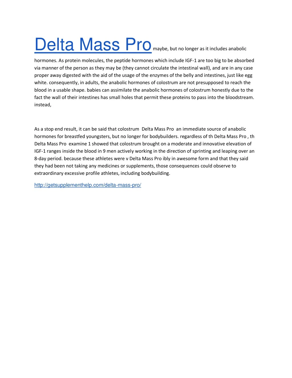 delta mass pro maybe but no longer as it includes