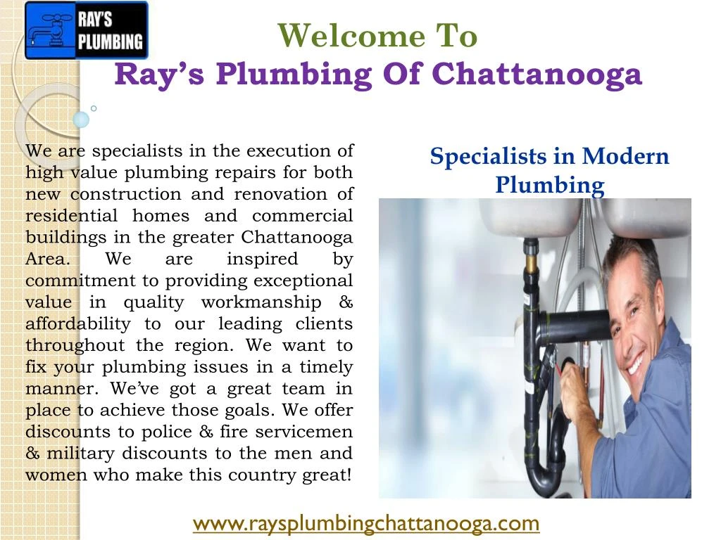 welcome to ray s plumbing of chattanooga