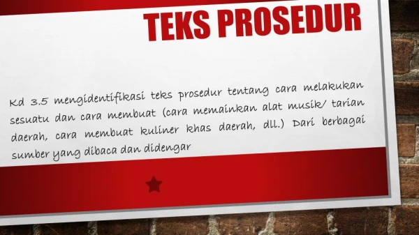 TEKS PROSEDUR KELAS 7 K13