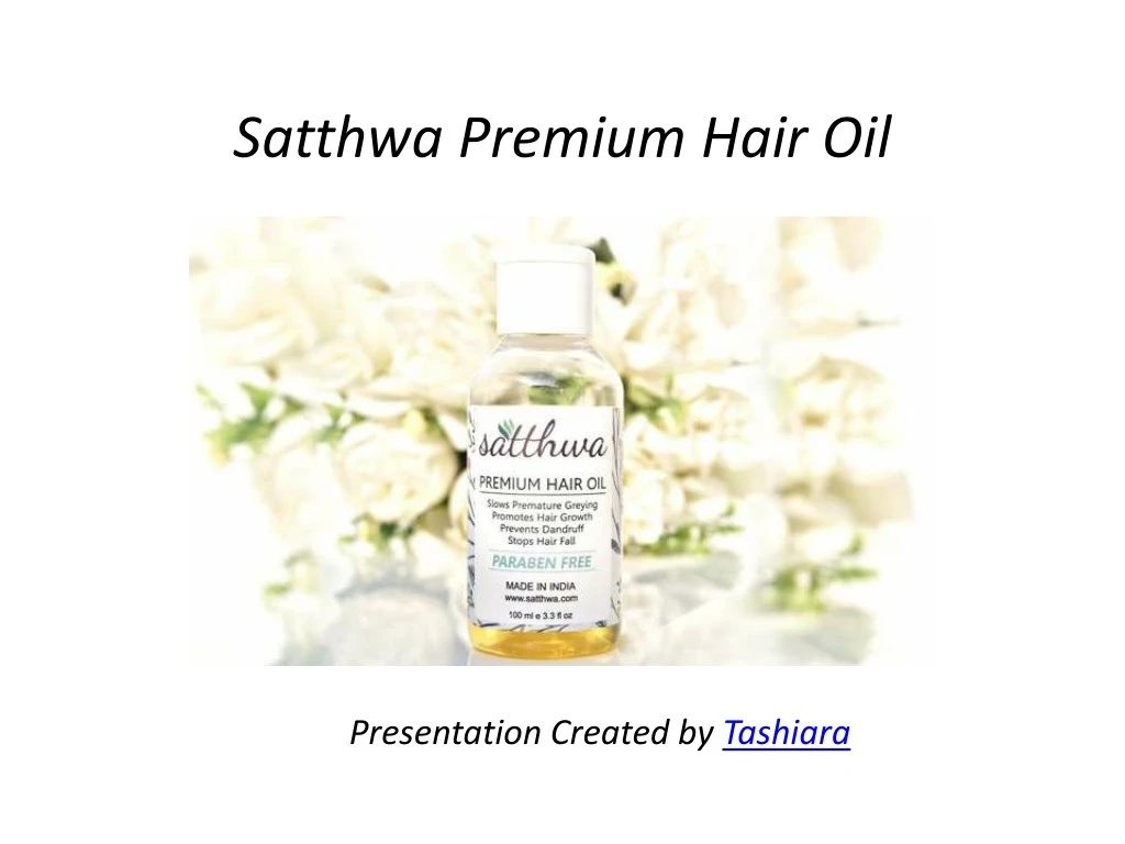satthwa premium hair oil