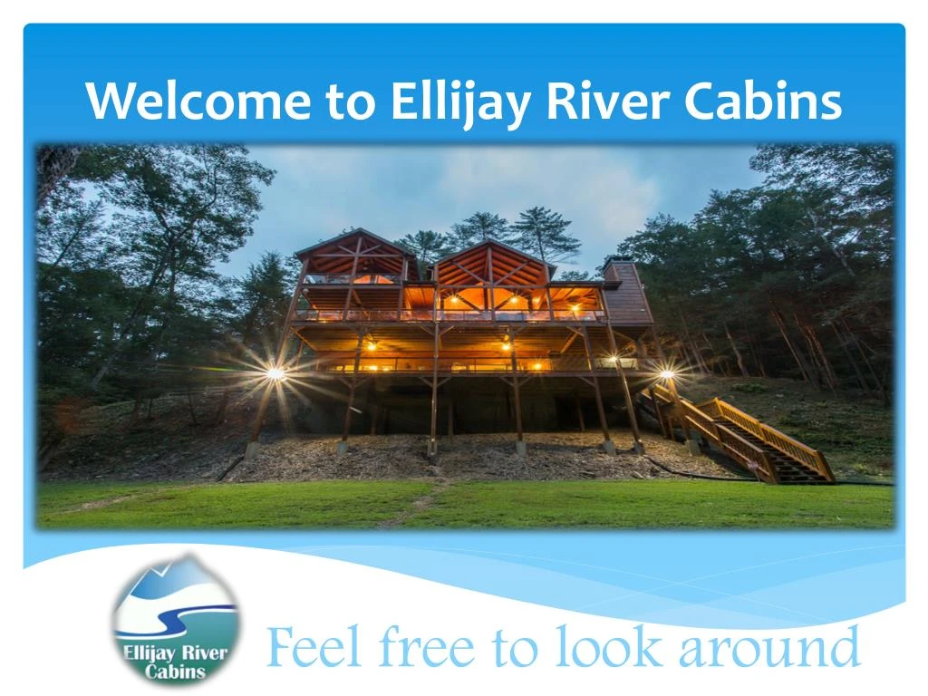 welcome to ellijay river cabins