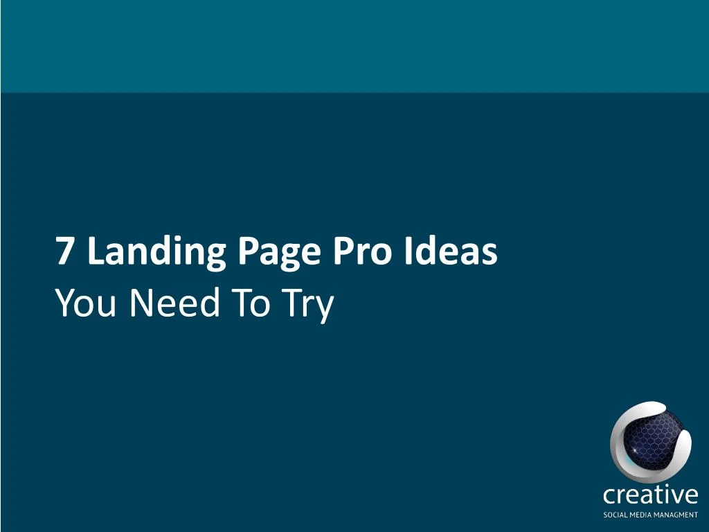 7 landing page pro ideas you need to try