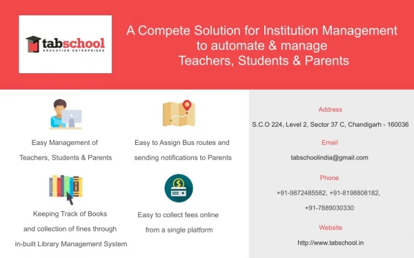 ERP Solution | Learning Management Software | Tab School Inc ChandigarhERP Solution | Learning Management Software | Tab