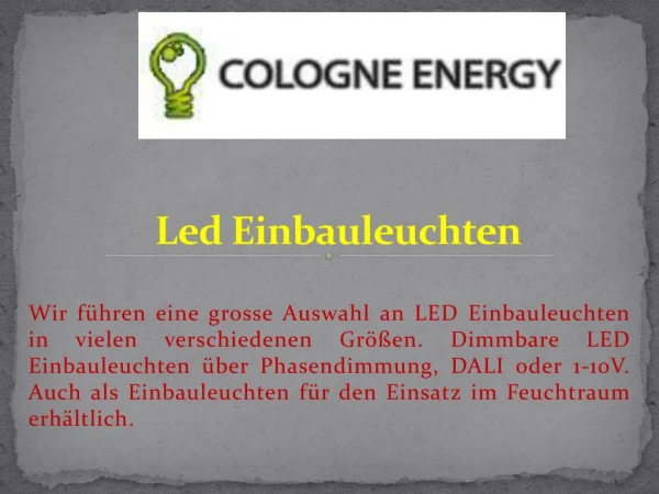 Led Einbauleuchten