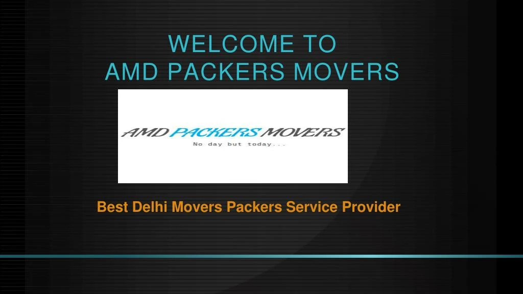 welcome to amd packers movers
