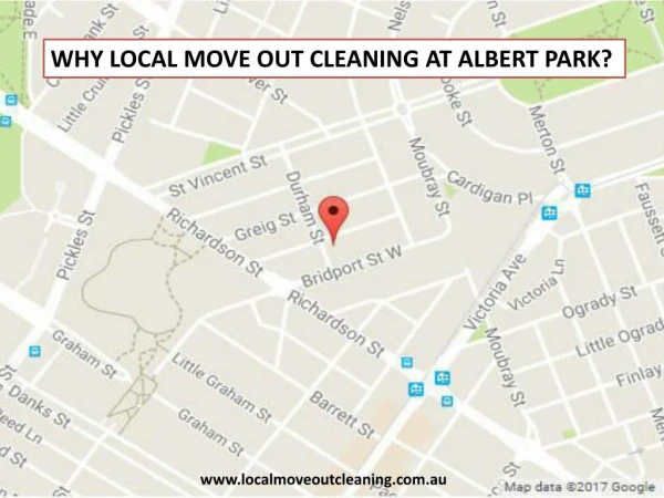 WHY LOCAL MOVE OUT CLEANING AT ALBERT PARK?