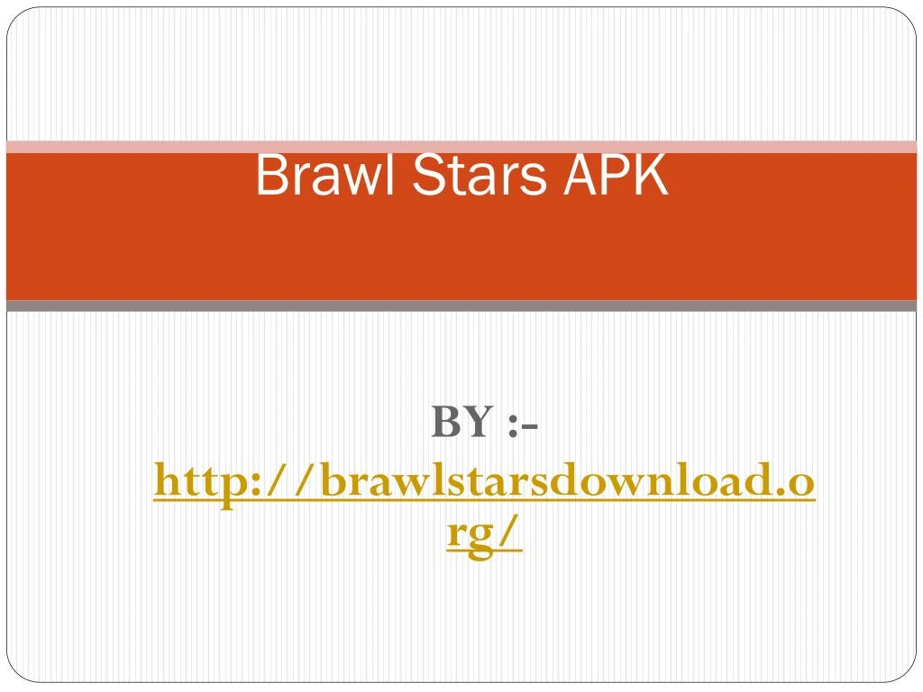 brawl stars apk