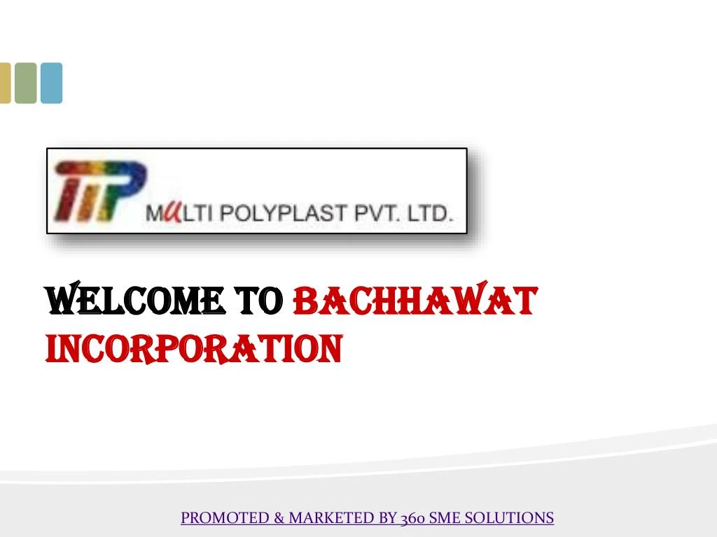 welcome to bachhawat incorporation