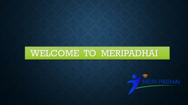 welcome to meripadhai