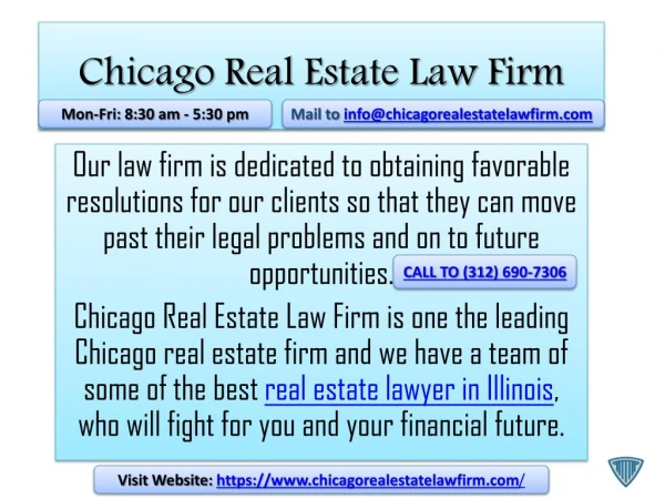 Chicago Real Estate Attorney - Get The Best Local Legal Advice