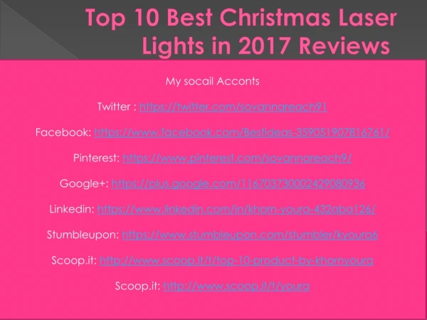 Christmas Laser Light