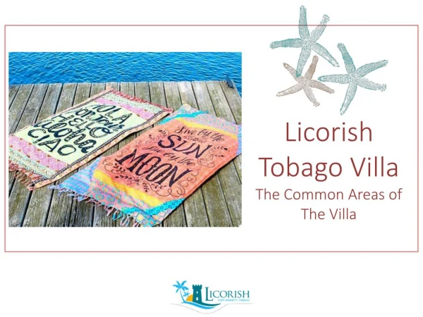 Licorish Tobago Villa - The Common Areas of The Villa